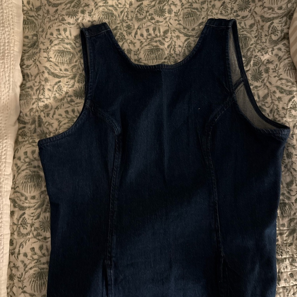 American Eagle Outfitters Navy Denim Top